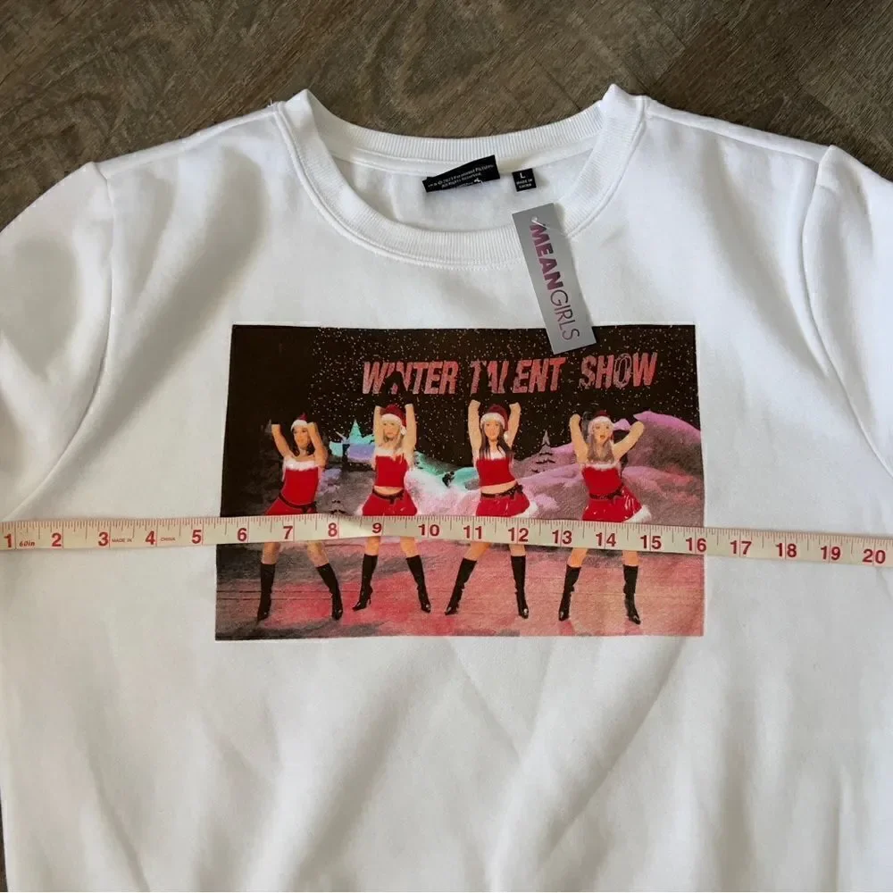 Mean Girls Christmas Sweatshirt-Size Large
